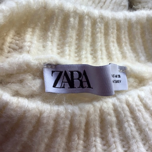 Zara Ripped Knit Sweater - Picture 8 of 10